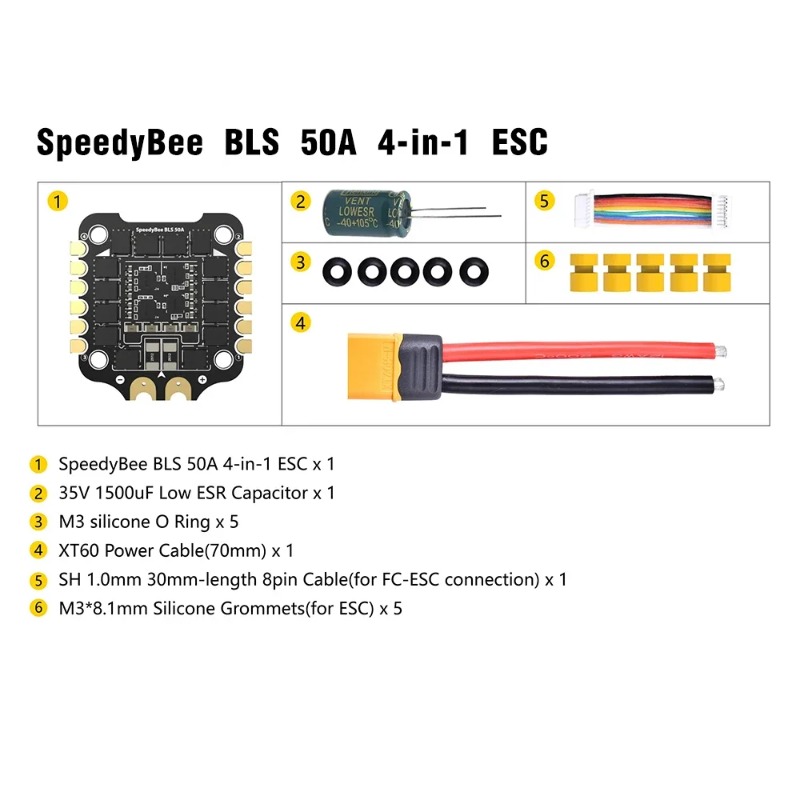 Speedybee F405 V4 Bls 55A Stack - Полетный контроллер SpeedyBee F405 V3/V4 FC