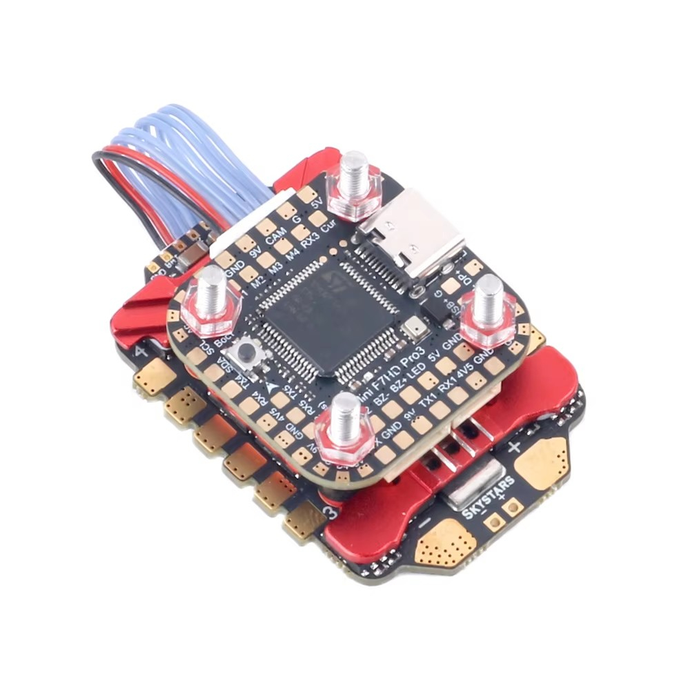 SKYSTARS 20×20 Mini Stack F722 – обзор и цена Foxeer Reaper F4 128K 65A Esc